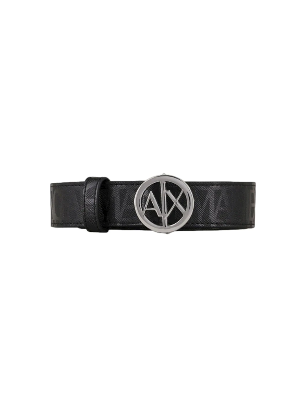 Armani exchange faux leather belt